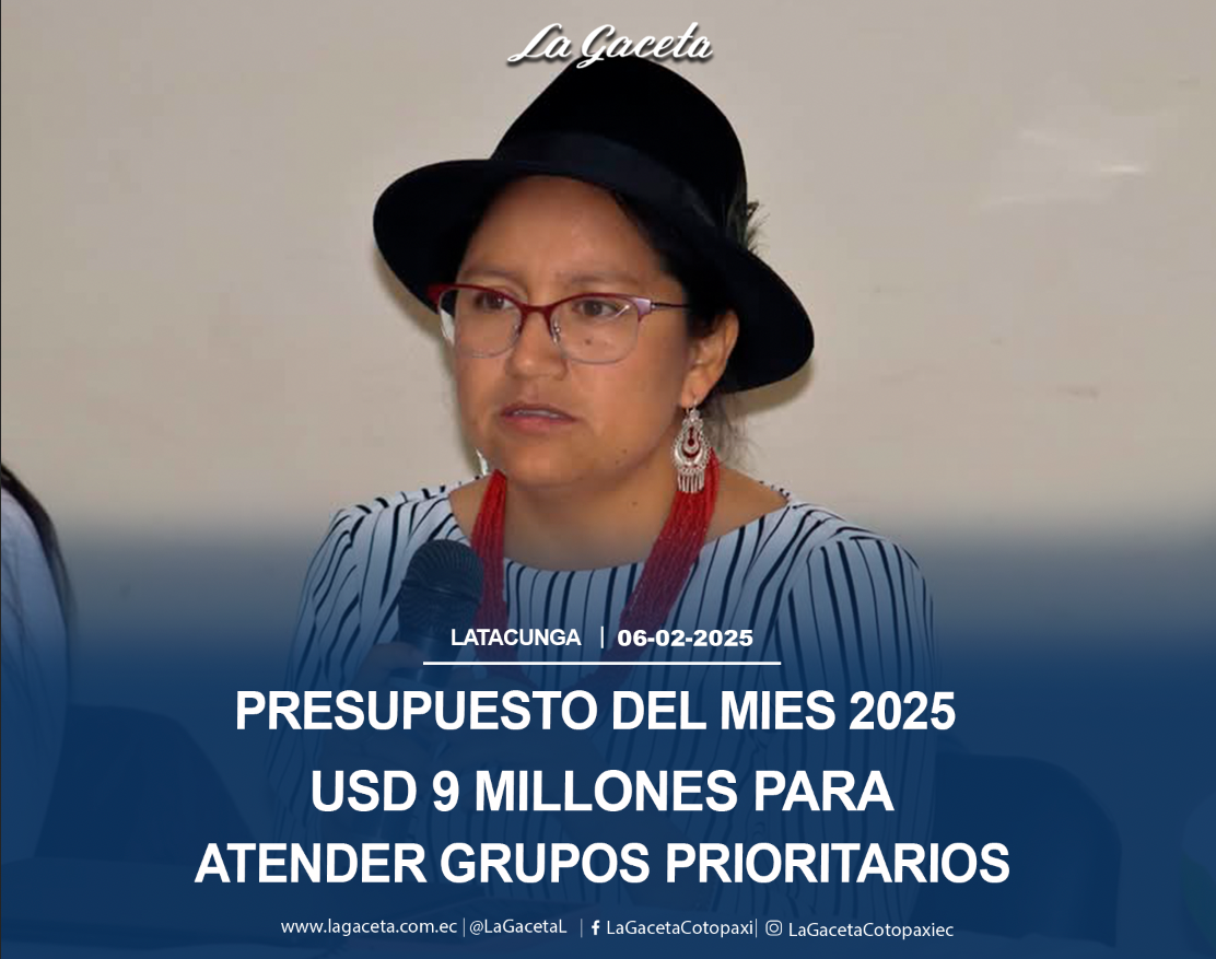 Presupuesto del MIES 2025 