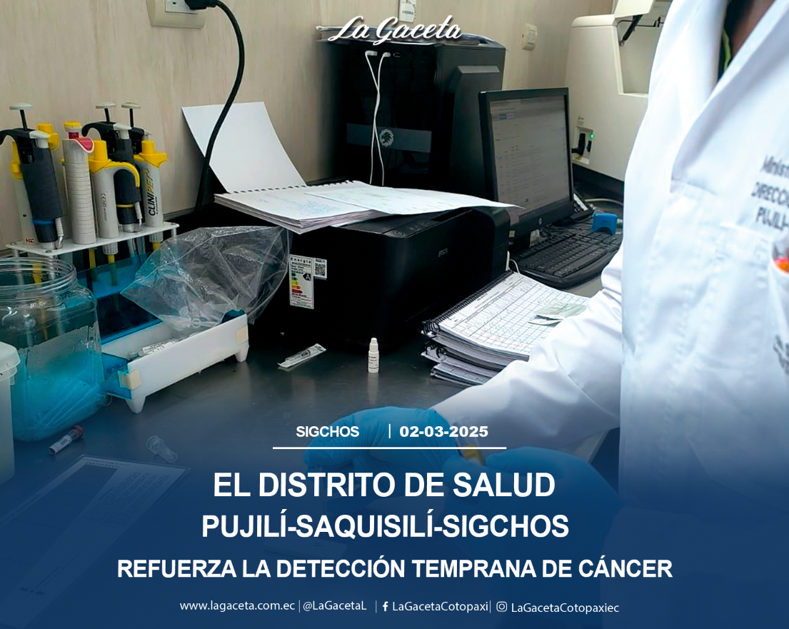 El Distrito de Salud Pujilí-Saquisilí-Sigchos refuerza la detección temprana de cáncer con pruebas inmunocromatográfica