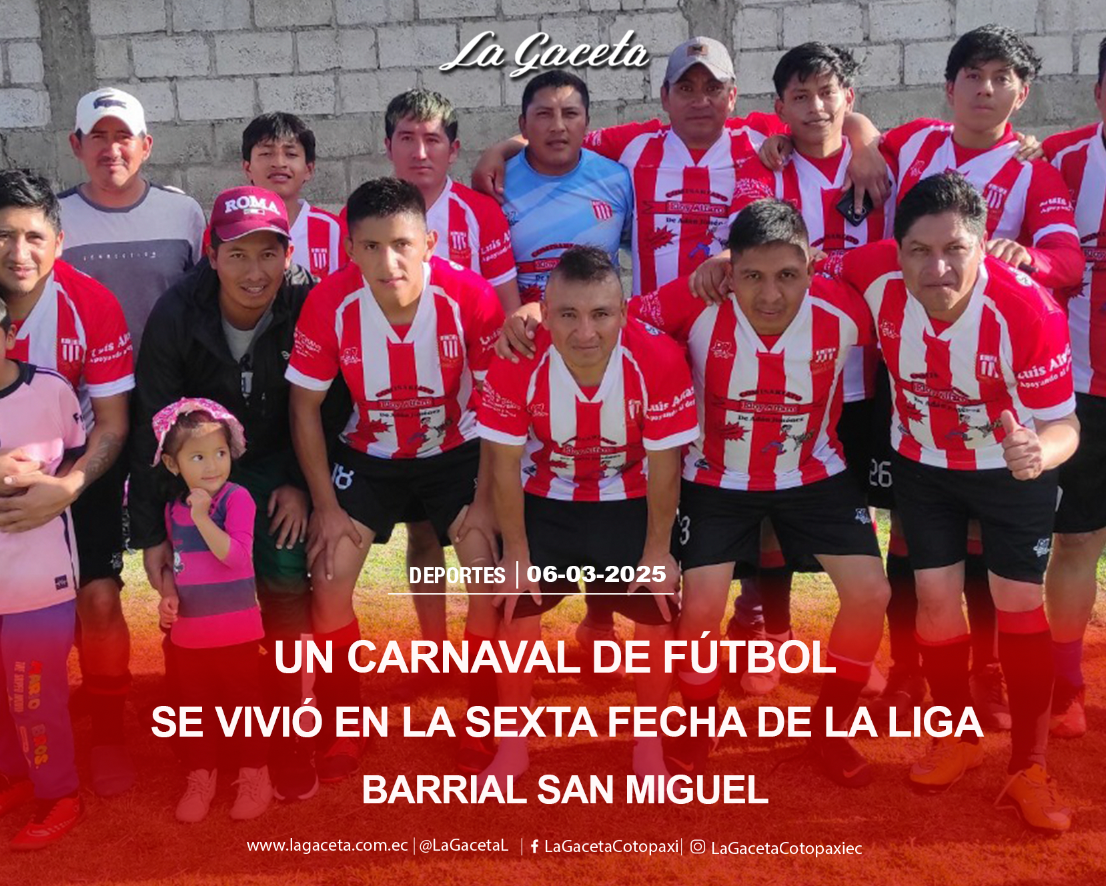 Un carnaval de fútbol se vivió en la sexta fecha de la Liga Barrial San Miguel