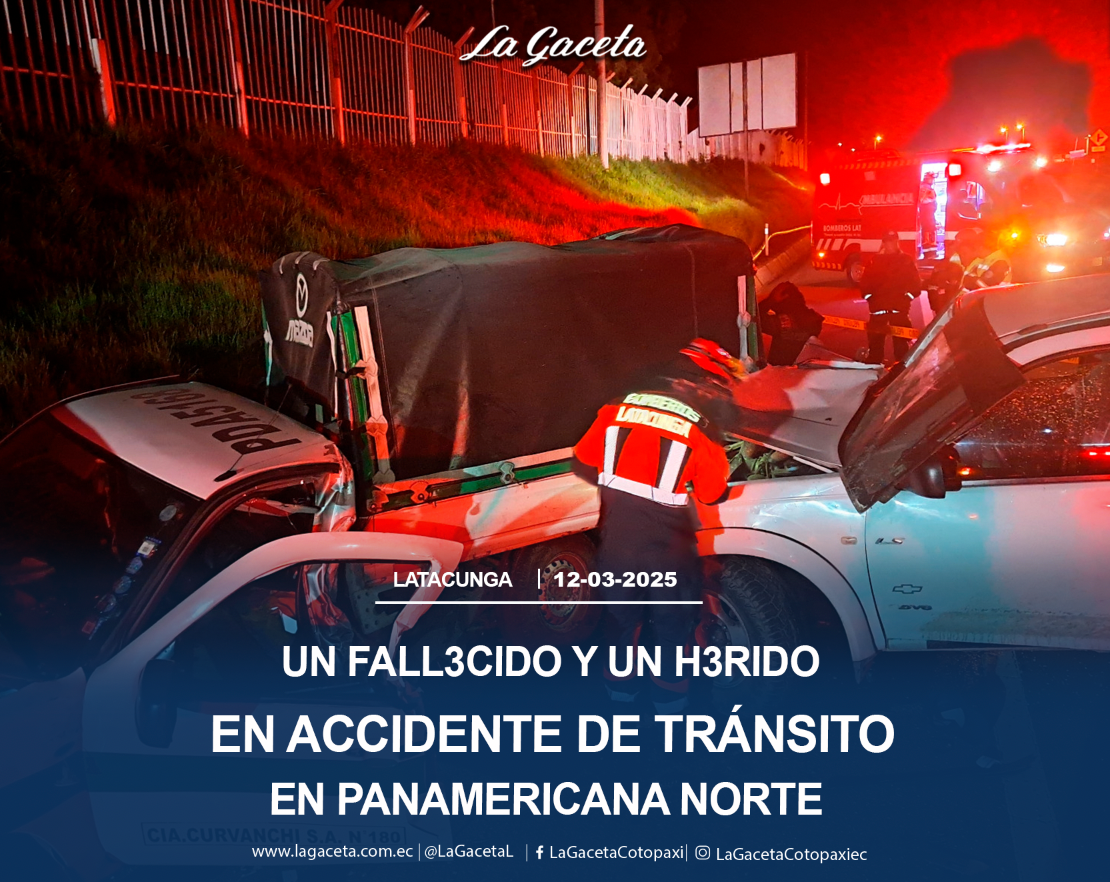 Un fallecido y un herido en accidente de tránsito en Panamericana Norte