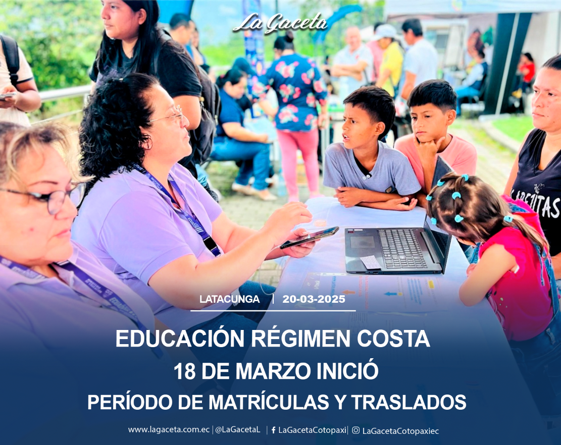 El 18 de marzo inició periodo de matrículas y traslados 