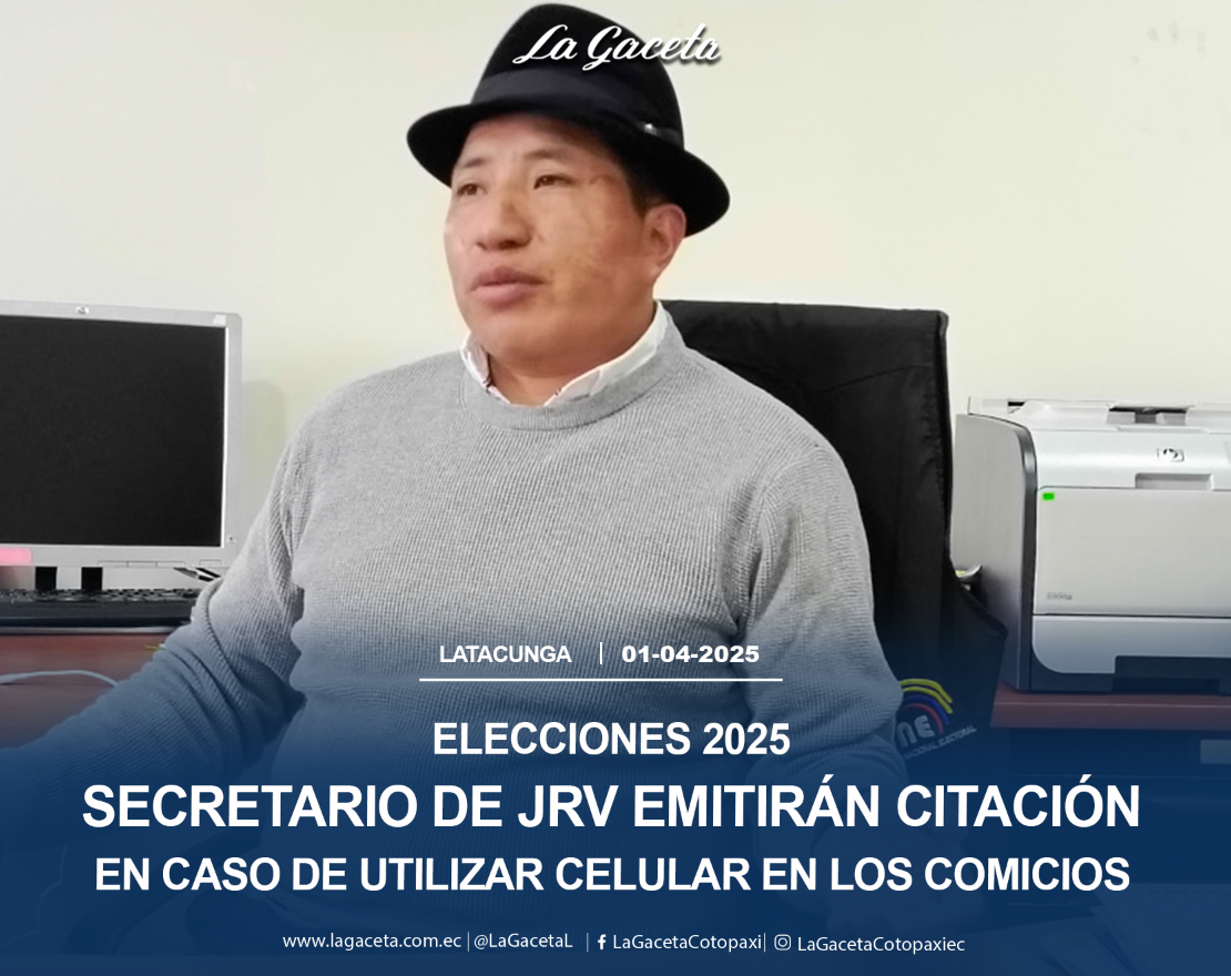 Secretarios de JRV emitirán citación en caso de utilización de celular durante los comicios