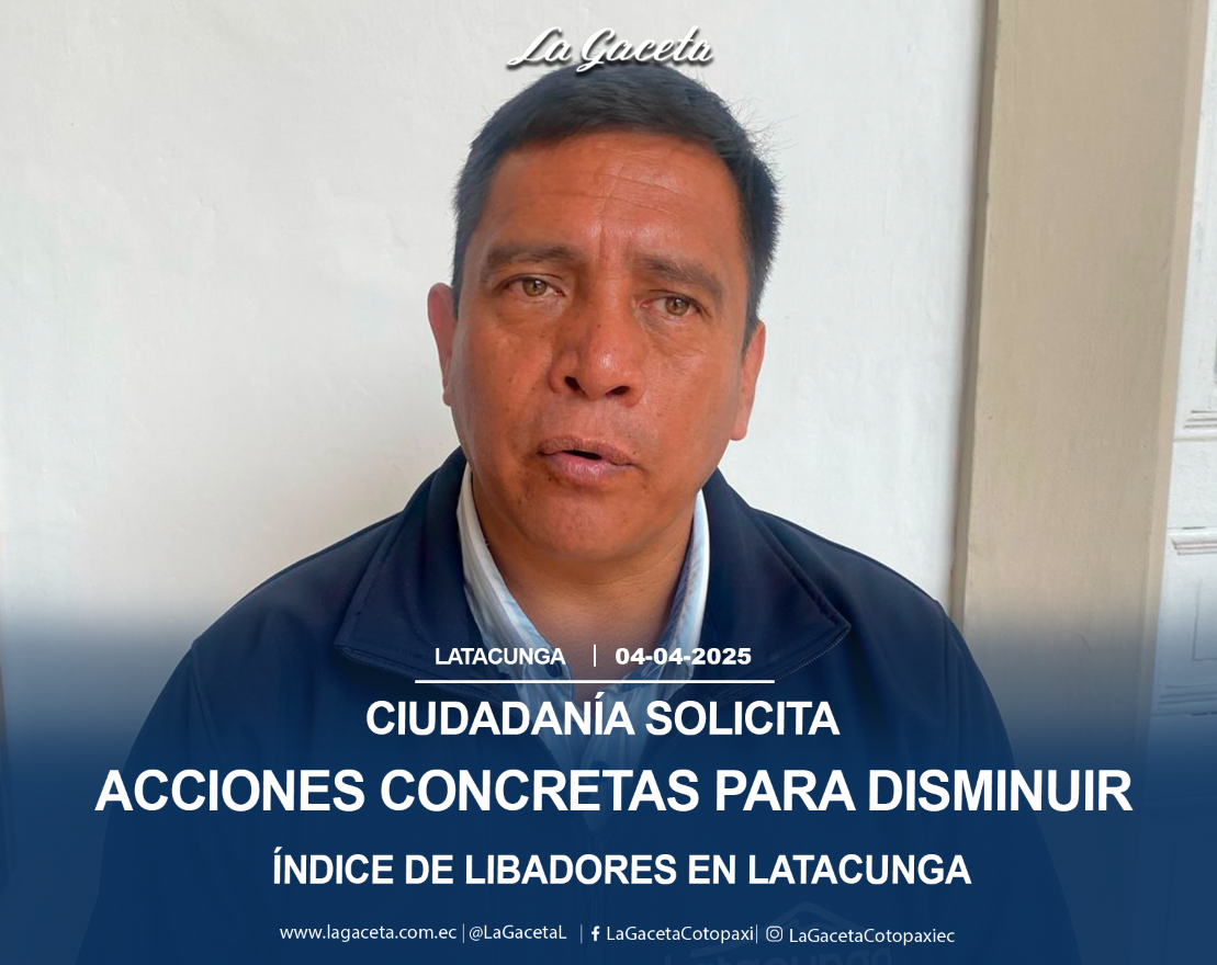 Ciudadanía solicita acciones concretas para disminuir índice de libadores en Latacunga 