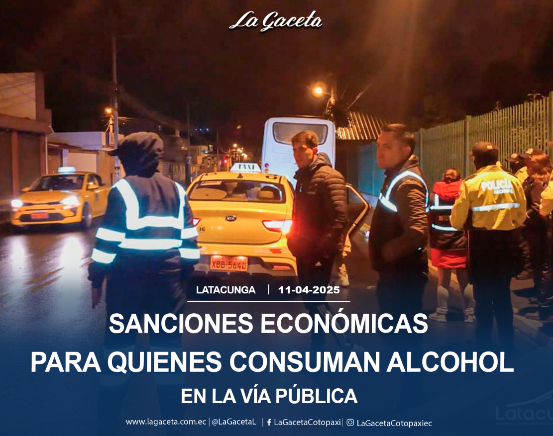 Sanciones económicas para quienes consuman alcohol en la vía pública  