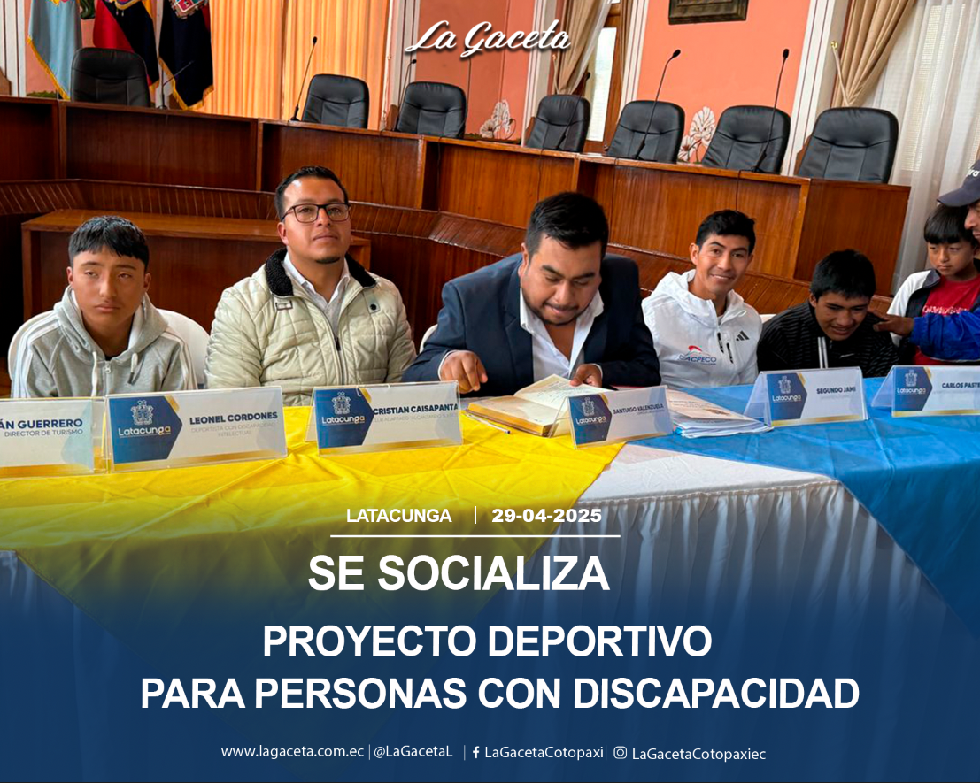 Se socializa proyecto deportivo para personas con discapacidad