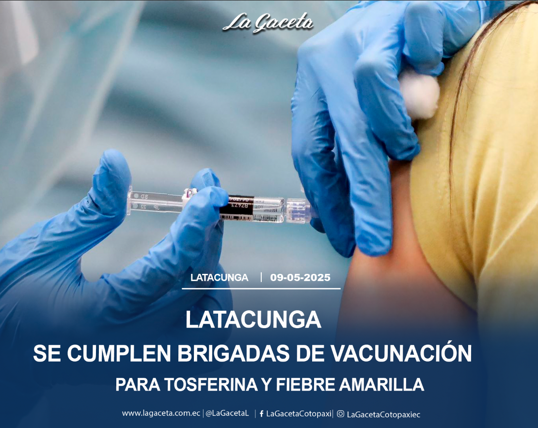 Se cumplen brigadas de vacunación para tosferina y fiebre amarilla