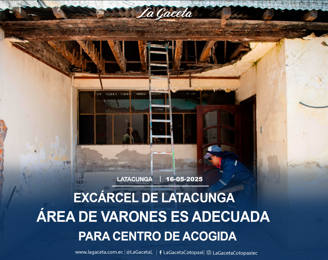 Área de varones de la excárcel es adecuada para centro de acogida
