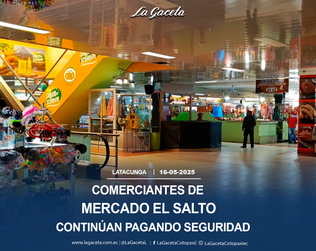 Comerciantes de mercado El Salto continúan pagando seguridad 