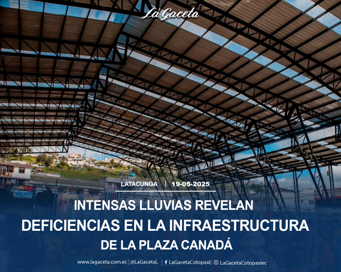 Intensas lluvias revelan deficiencias en la infraestructura de la plaza Canadá