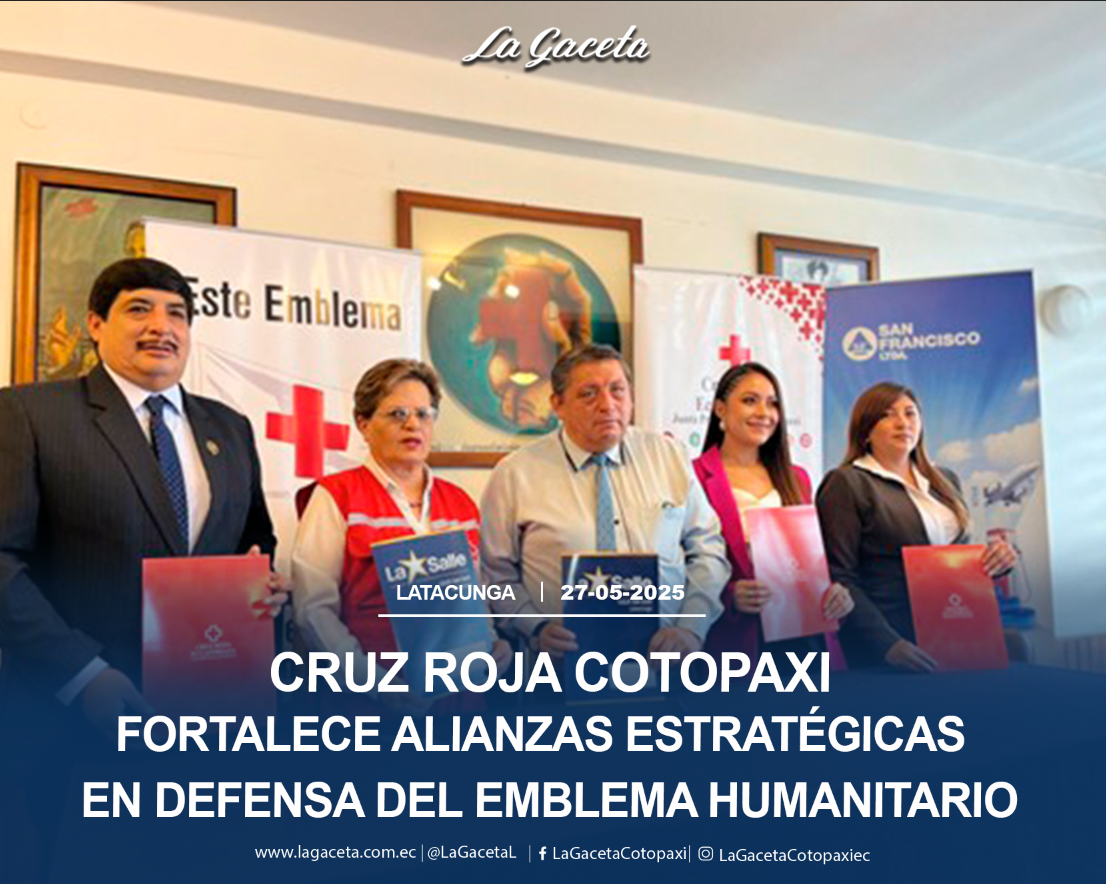 Fortalece alianzas estratégicas en defensa del emblema humanitario