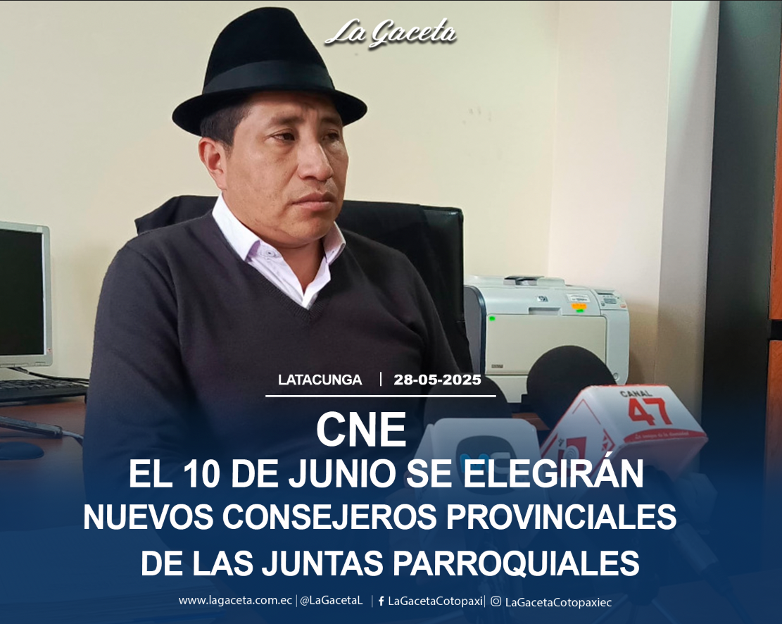 10 de junio se elegirán nuevos consejeros provinciales de las juntas parroquiales