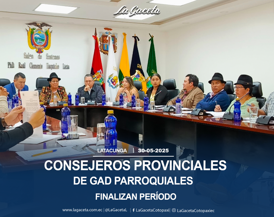 Consejeros provinciales representantes de GAD Parroquiales finalizan período 