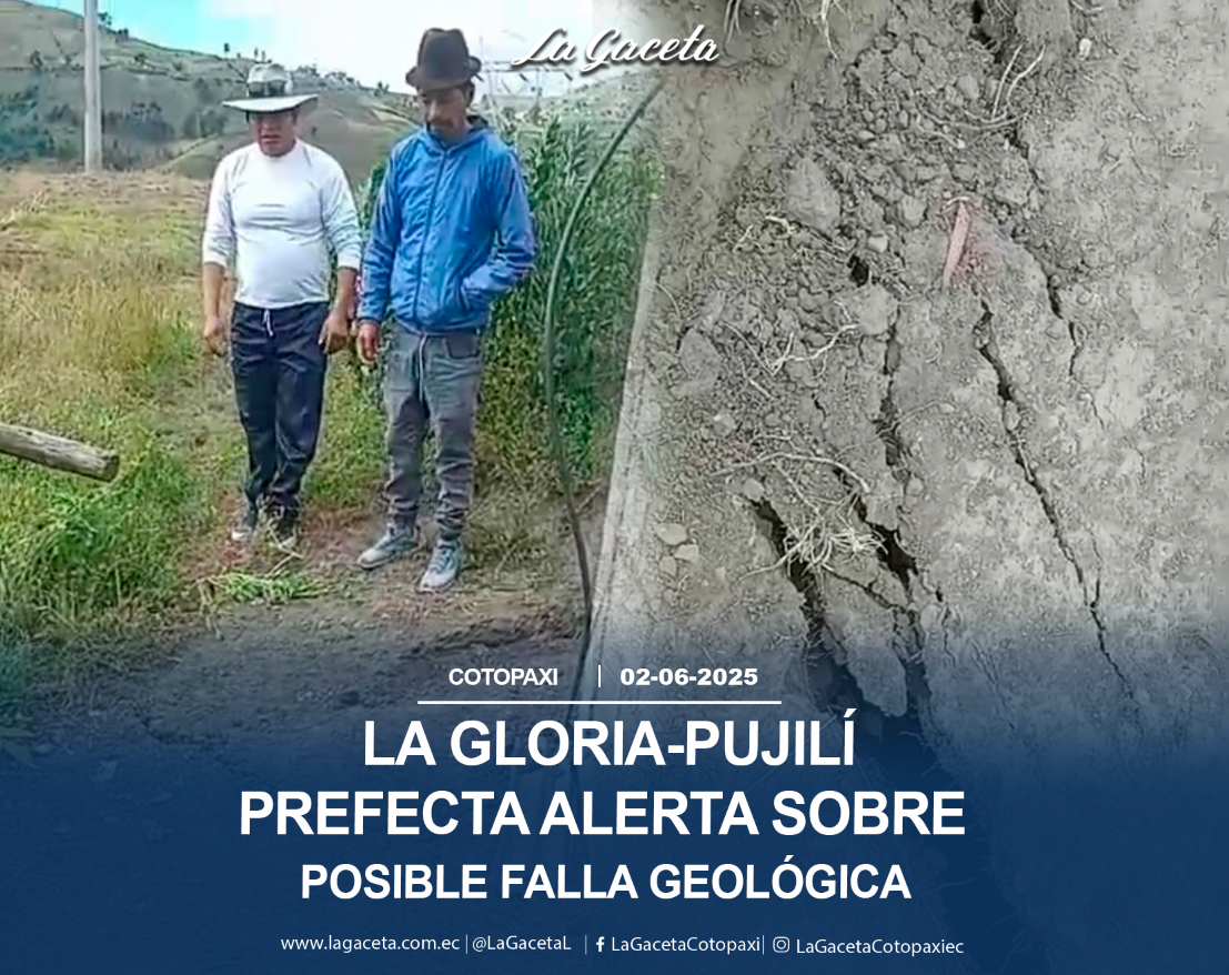 Prefecta alerta sobre una posible falla geológica