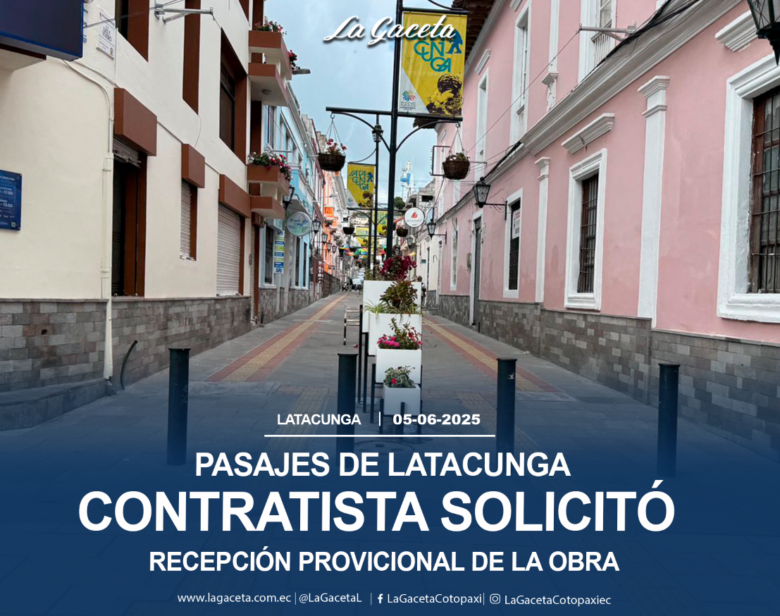 Pasajes del centro de Latacunga