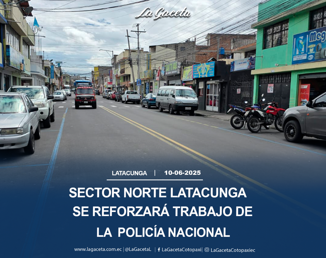 Sector norte de Latacunga