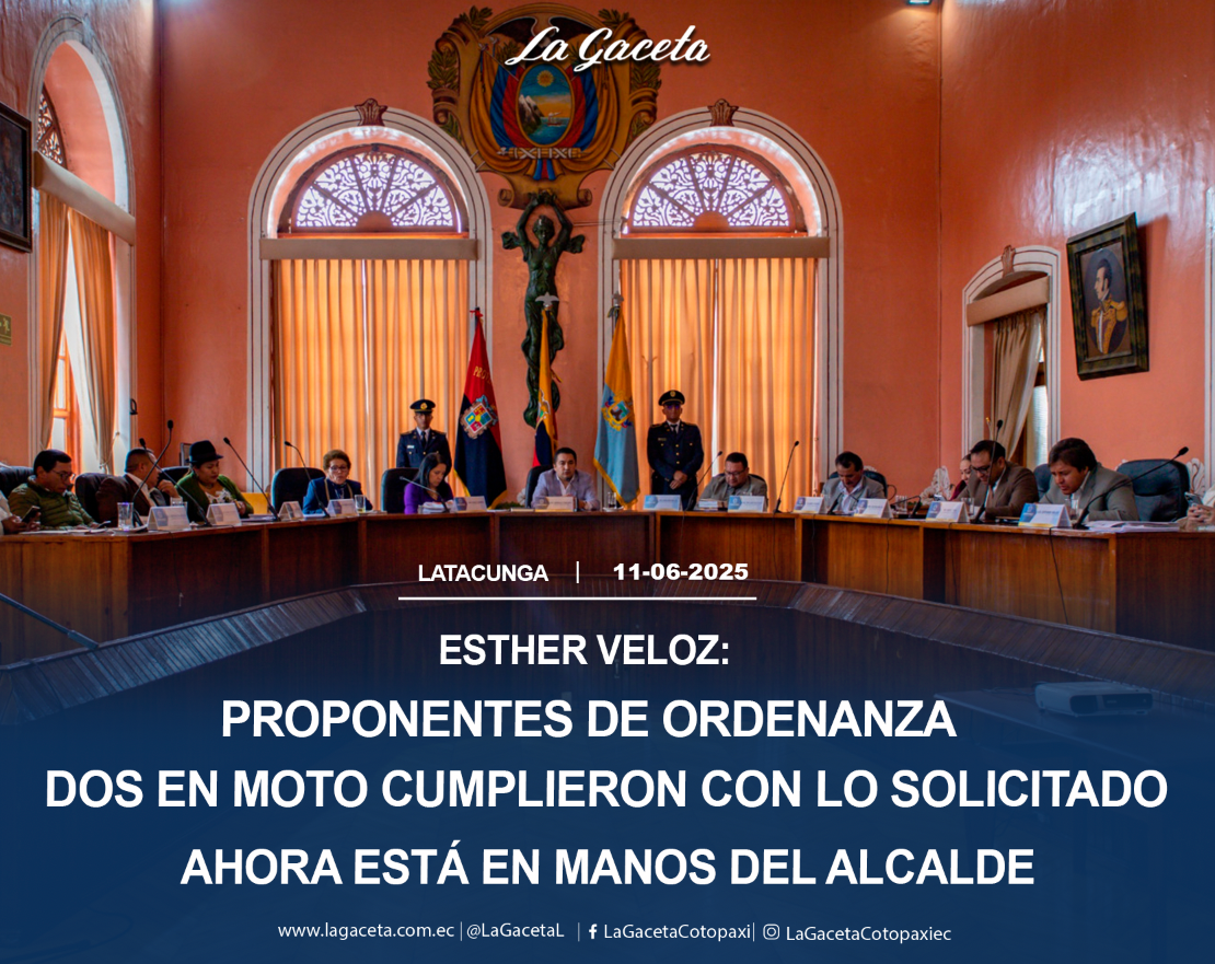 Proponentes de Ordenanza Dos en Moto cumplieron con lo solicitado