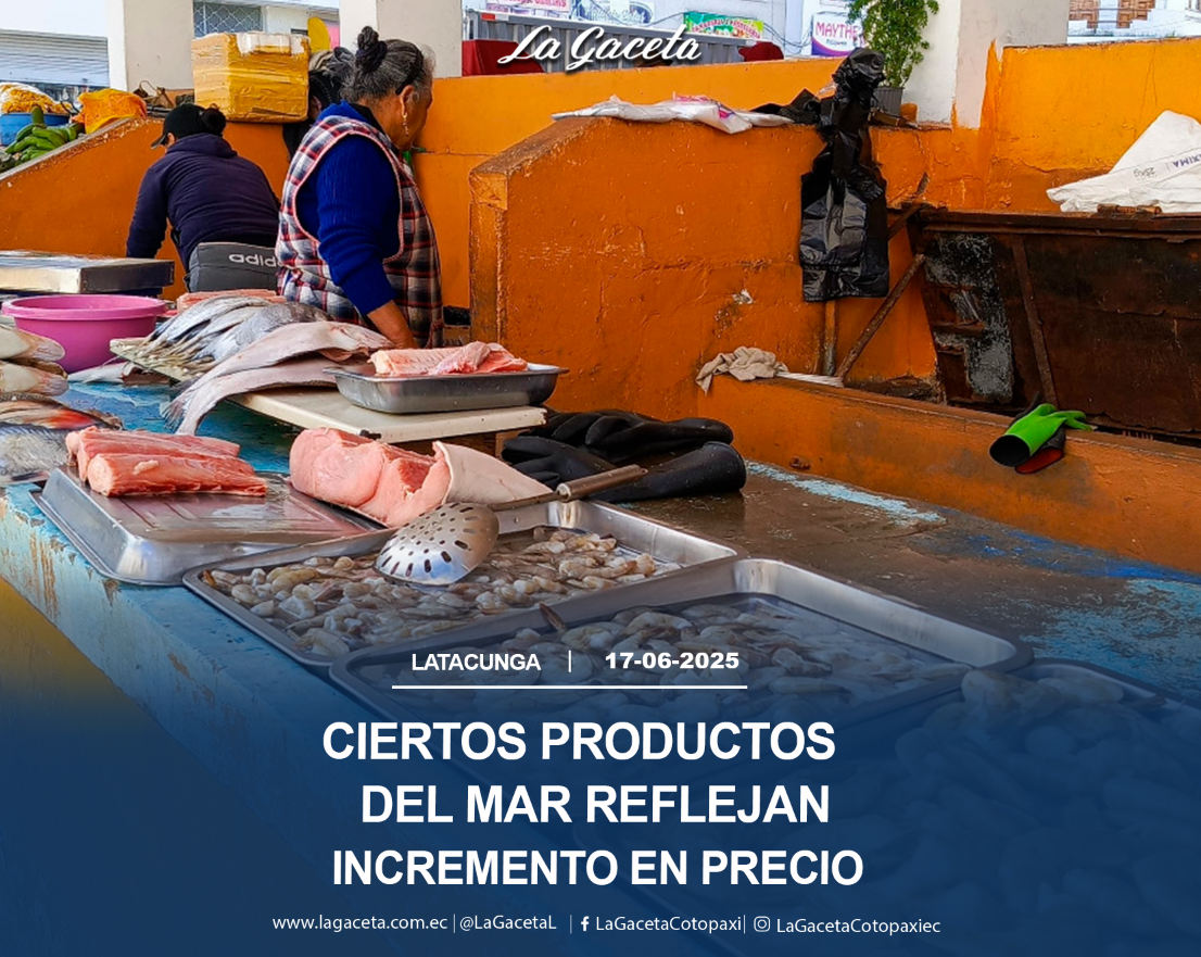 Ciertos productos del mar reflejan incremento en precio