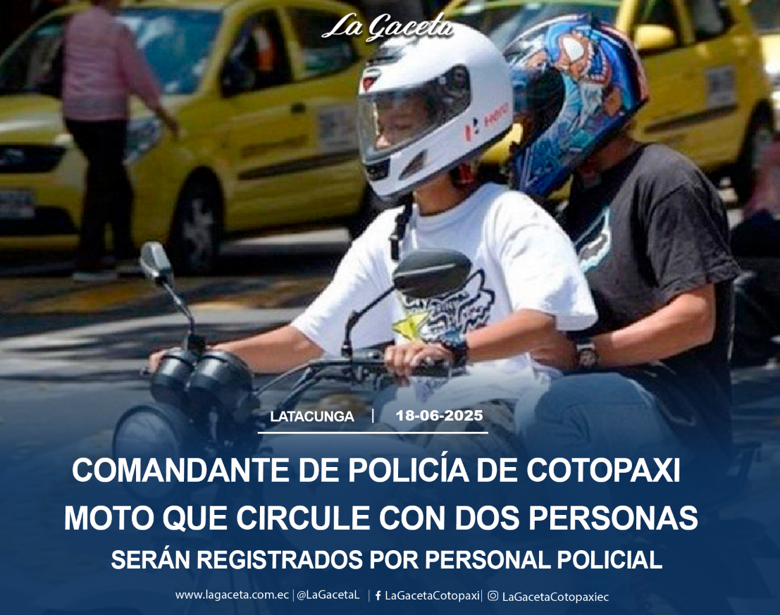 Comandante de Policía de Cotopaxi