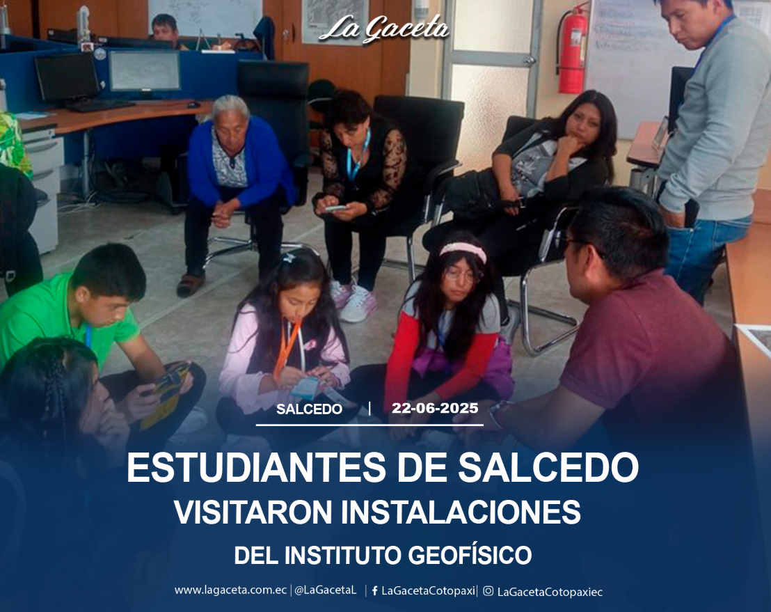 Estudiantes de Salcedo visitaron instalaciones del Instituto Geofísico
