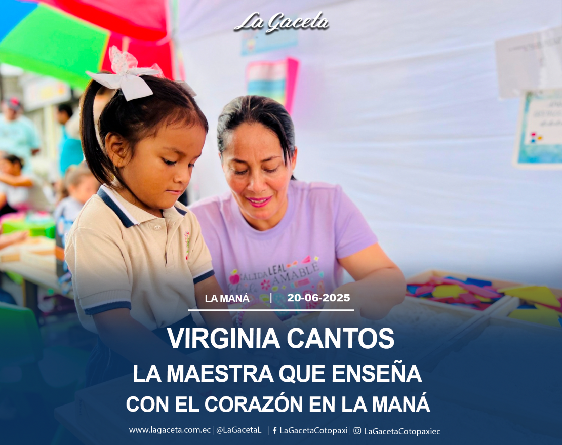 La maestra que enseña con el corazón en La Maná