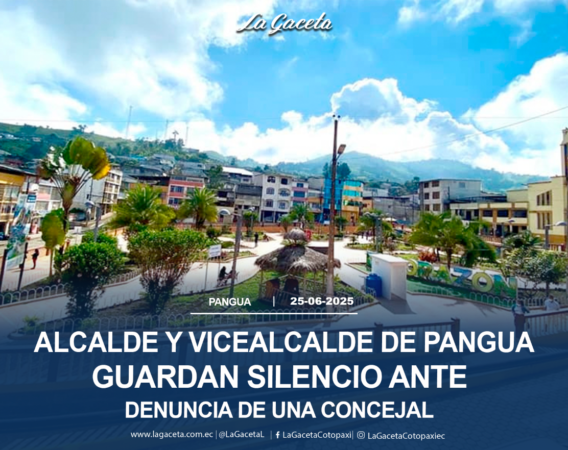 Alcalde y vicealcalde de Pangua 