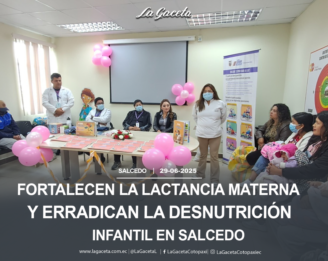 Fortalecen la lactancia materna y erradican la desnutrición infantil en Salcedo