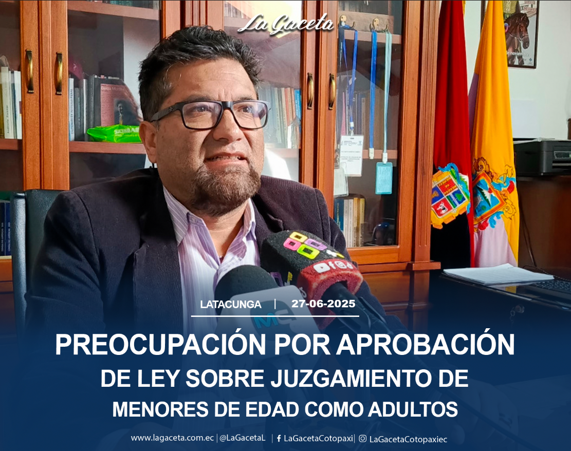 Preocupación por aprobación de ley sobre juzgamiento de menores de edad como adultos