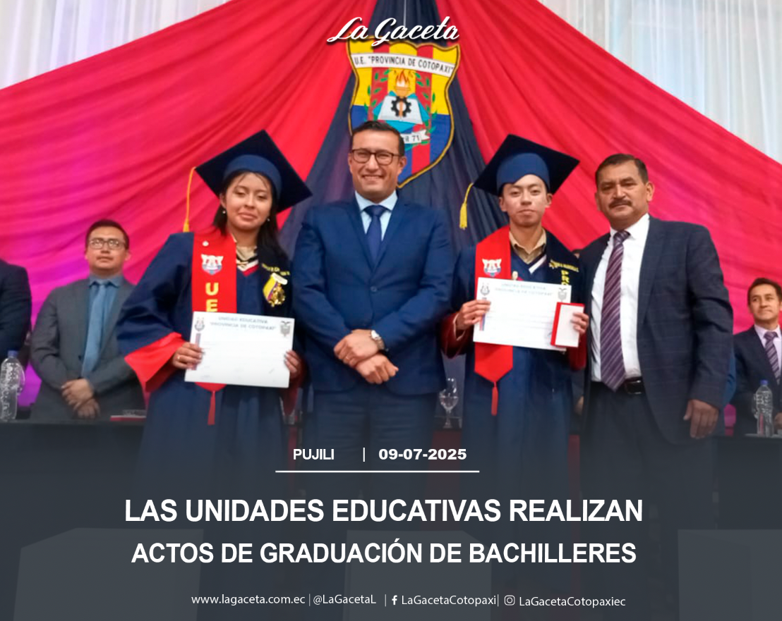 Las unidades educativas realizan actos de graduación de bachilleres