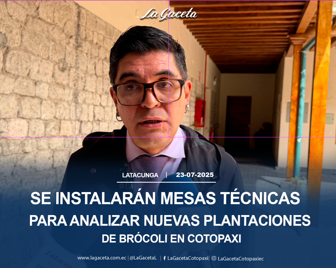 Se instalarán mesas técnicas para analizar nuevas plantaciones de brócoli en Cotopaxi