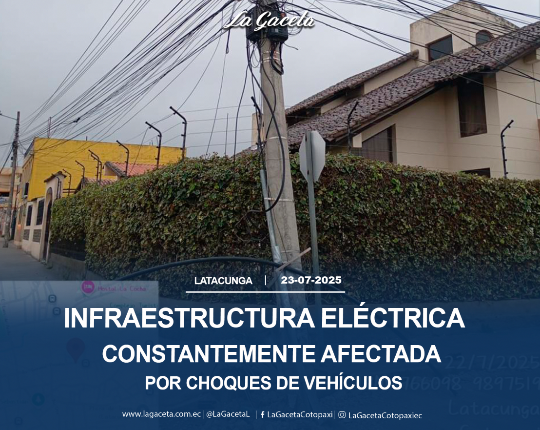 Infraestructura eléctrica constantemente afectada por choques de vehículos