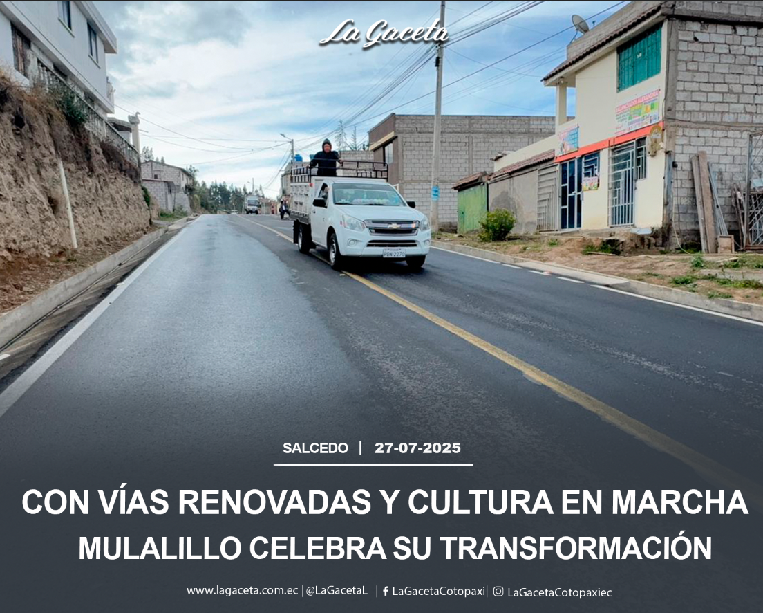 Con vías renovadas y cultura en marcha, Mulalillo celebra su transformación