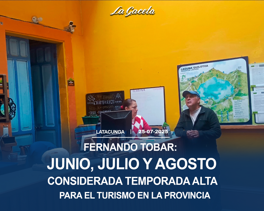Junio, julio y agosto considerado temporada alta para el turismo dentro en la provincia