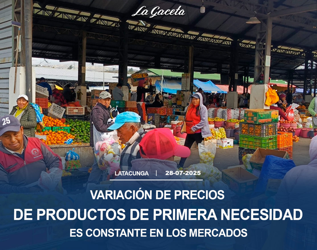 Variación de precios de productos de primera necesidad es constante en los mercados