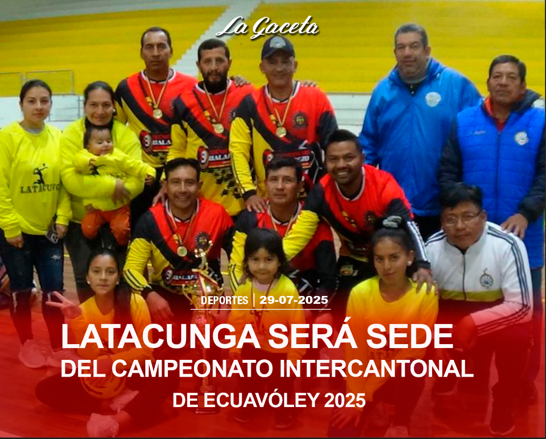 Latacunga será sede del Campeonato Intercantonal de Ecuavóley 2025