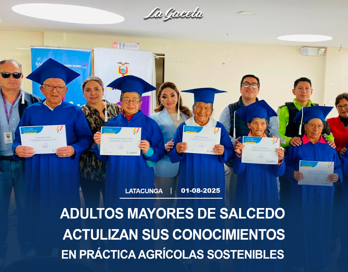 Adultos mayores de Salcedo actualizan sus conocimientos en prácticas agrícolas sostenibles