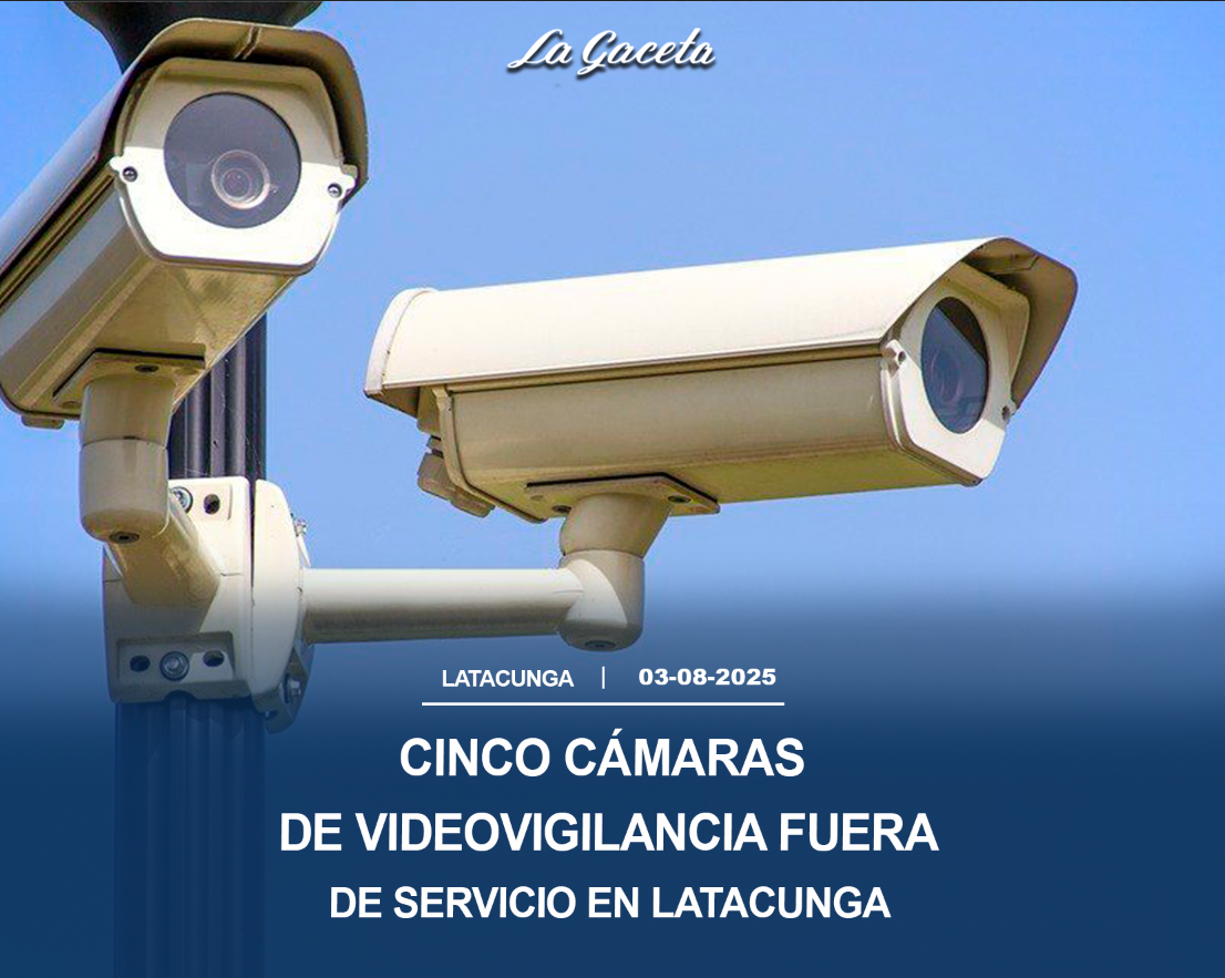 Cinco cámaras de videovigilancia fuera de servicio en Latacunga