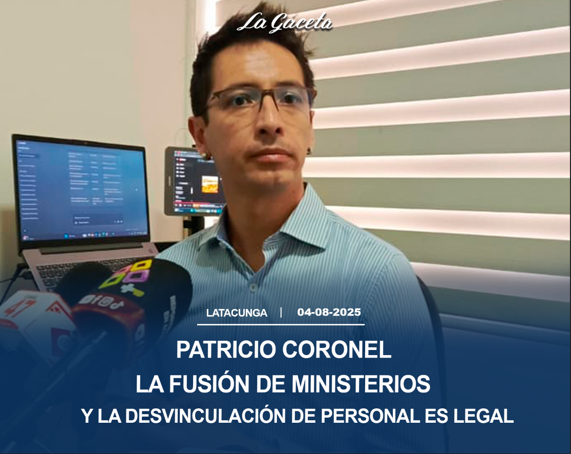 La fusión de ministerios y la desvinculación de personal es legal