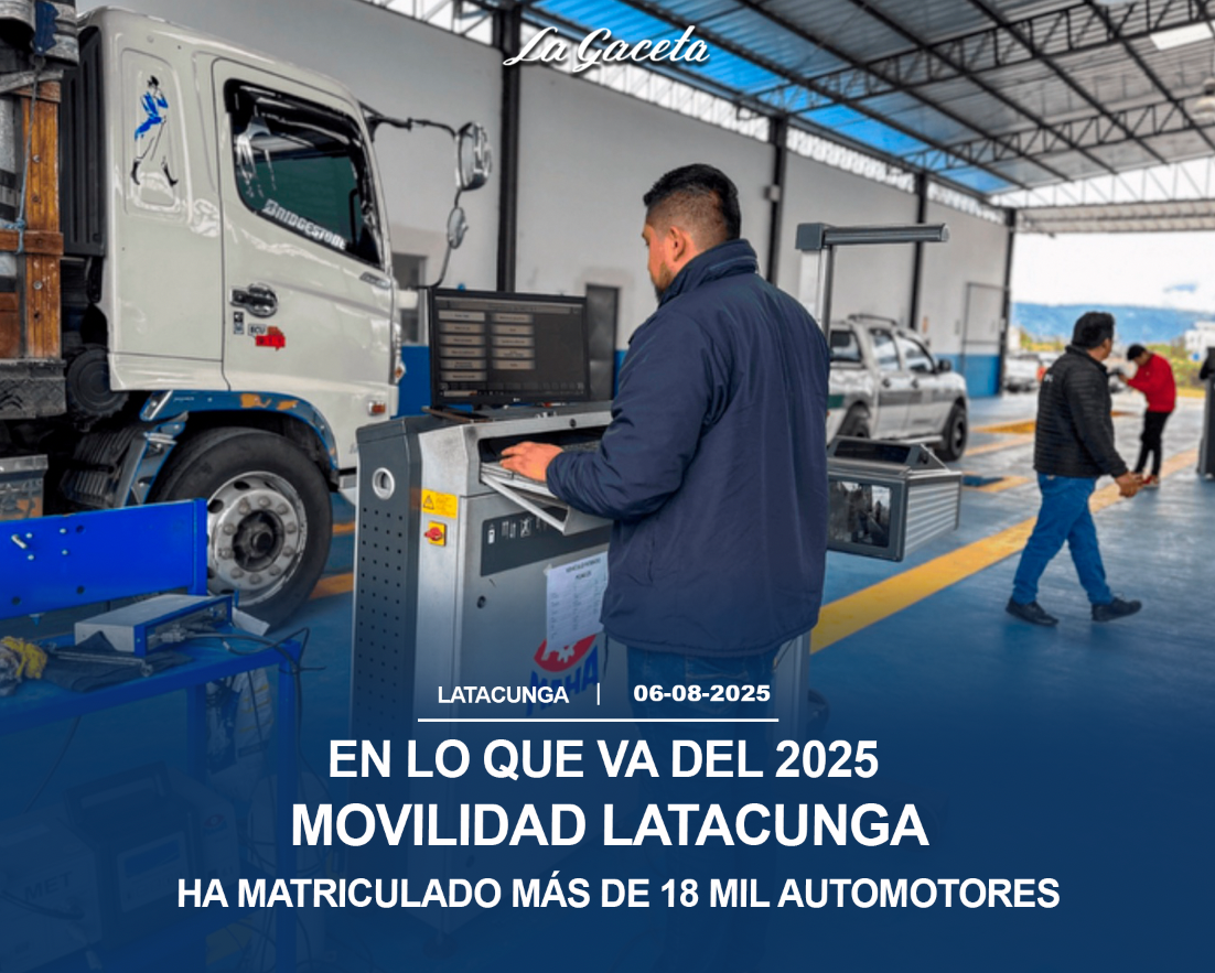 Movilidad-Latacunga ha matriculado más de 18.000 atomotores