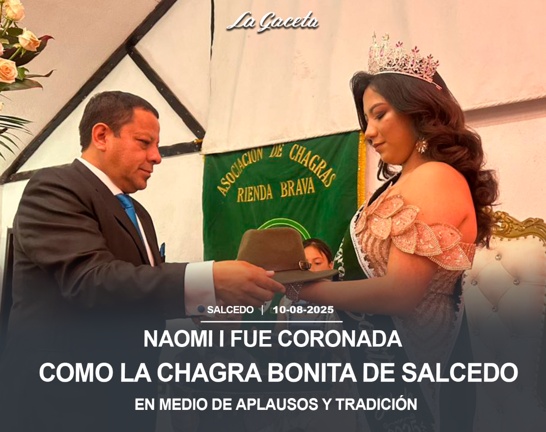 Naomi I fue coronada como la Chagra Bonita de Salcedo en medio de aplausos y tradición