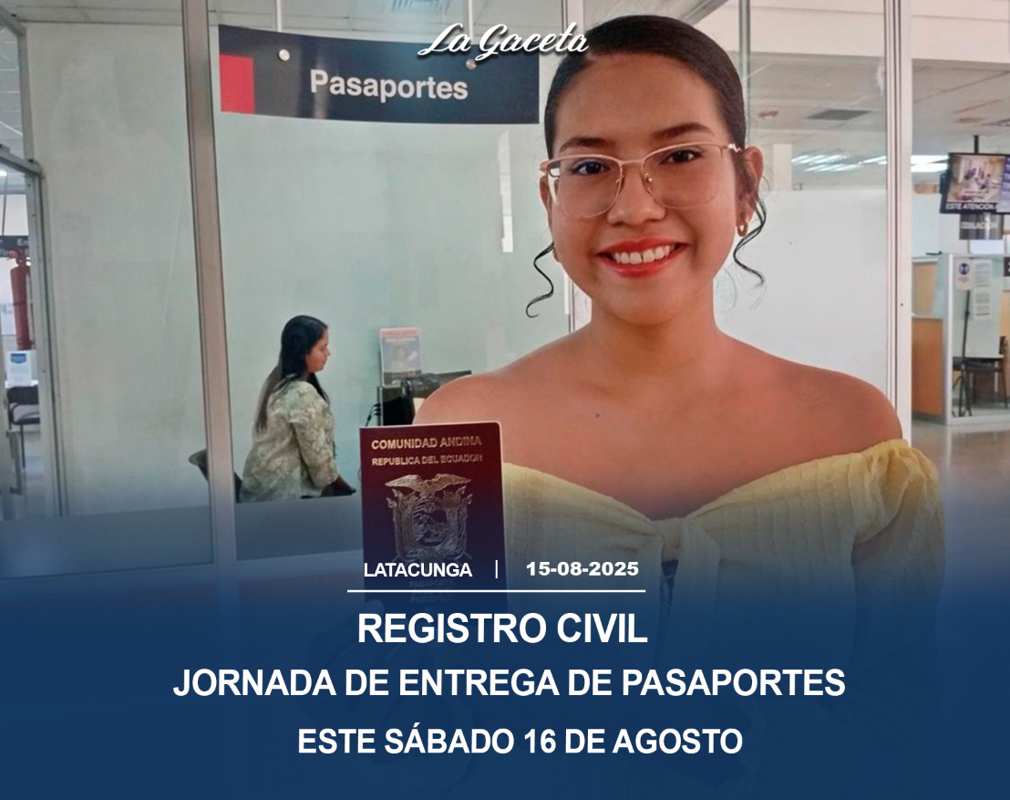 Jornada de entrega de pasaportes este sábado 16 de agosto