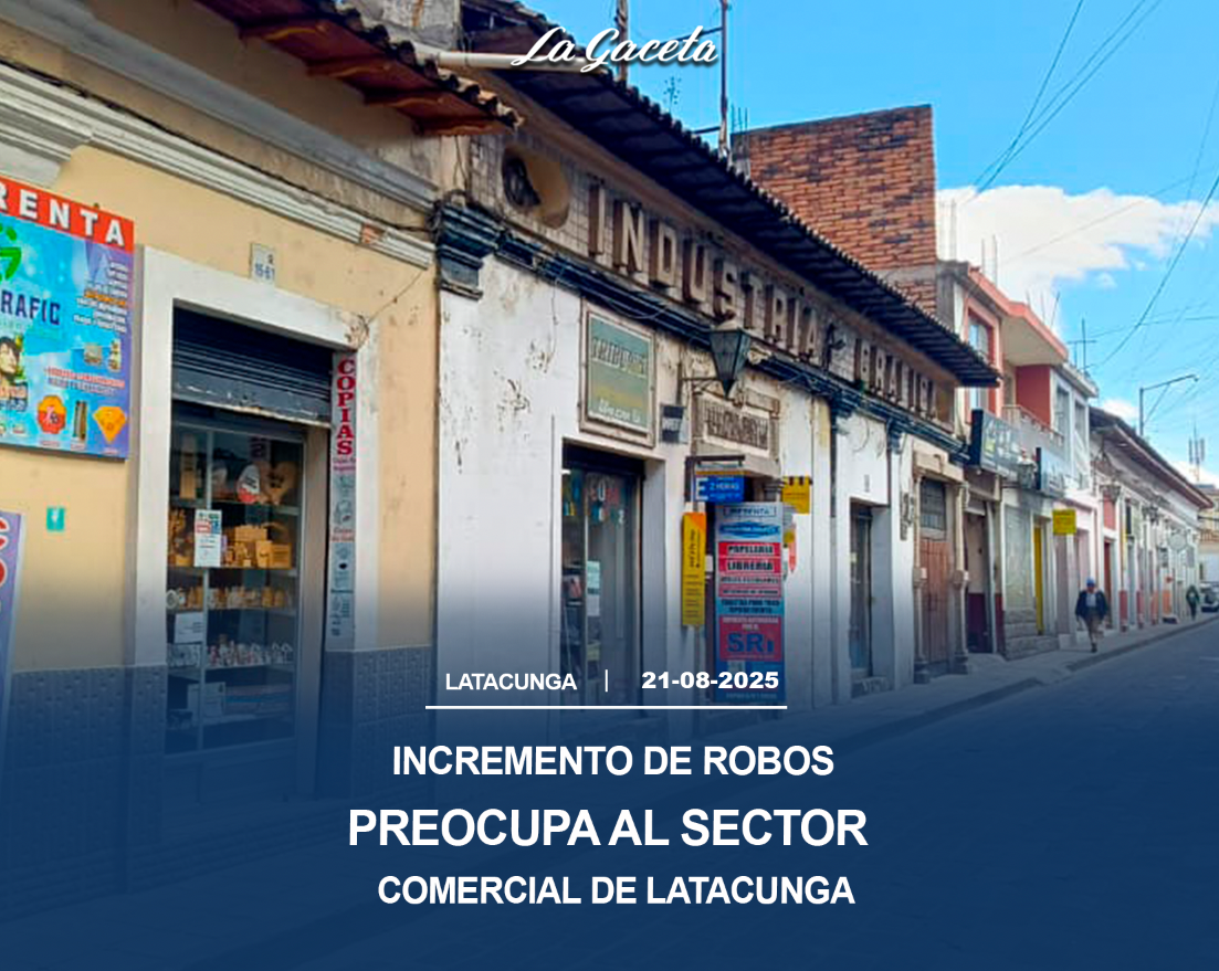 Incremento de robos preocupa al sector comercial de Latacunga