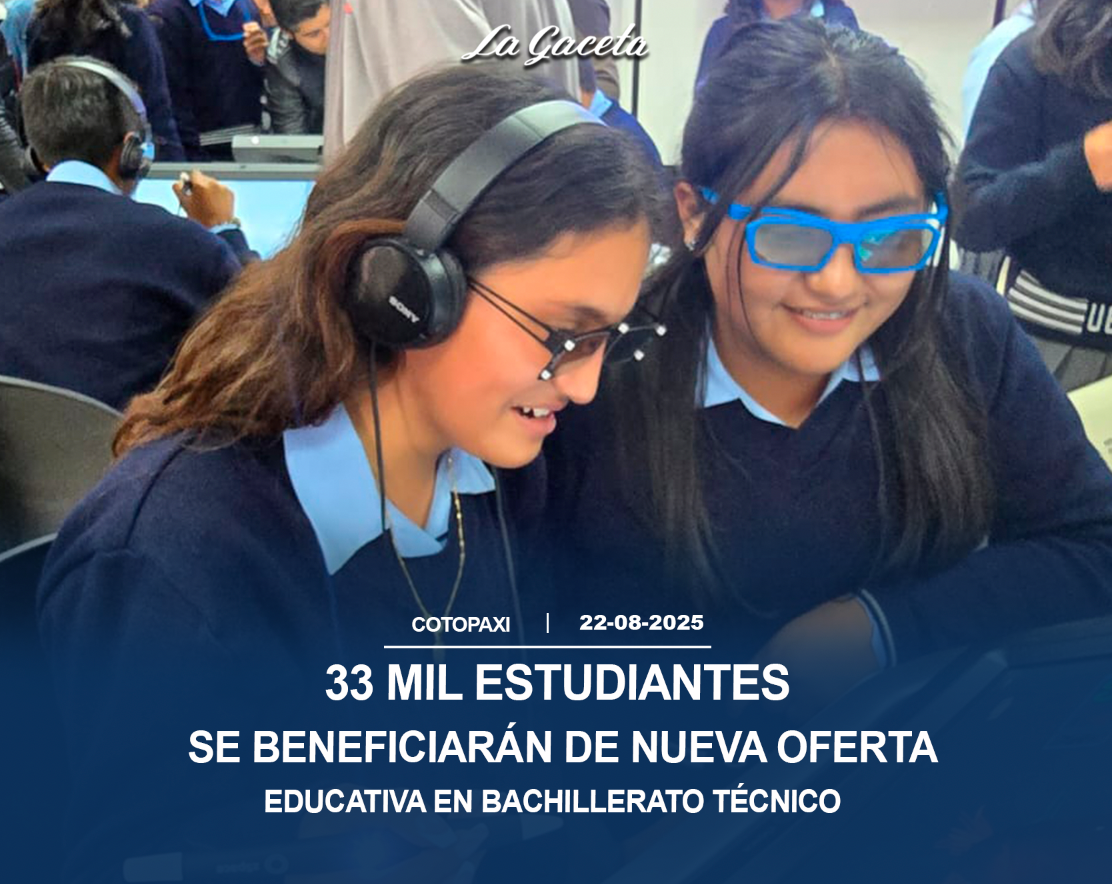 33 mil estudiantes se beneficiarán de nueva oferta educativa en Bachillerato Técnico para personas con escolaridad inconclusa