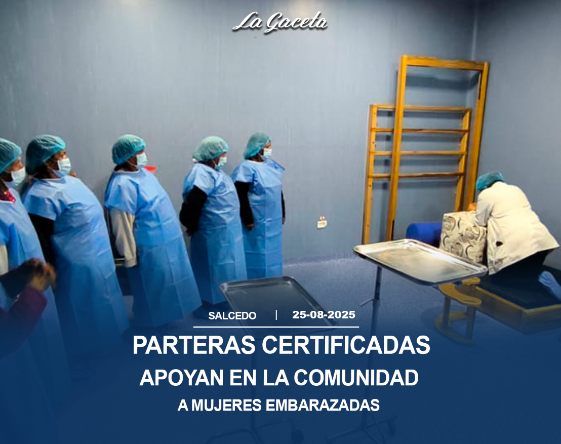 Parteras Certificadas apoyan en la comunidad a mujeres embarazadas