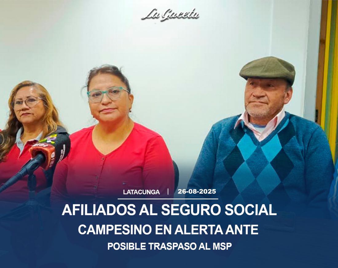 Afiliados al Seguro Social Campesino en alerta ante un posible traspaso al MSP