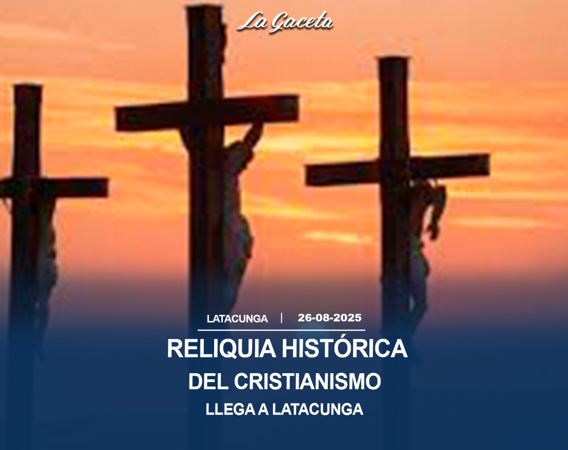 Reliquia histórica del cristianismo llega a Latacunga