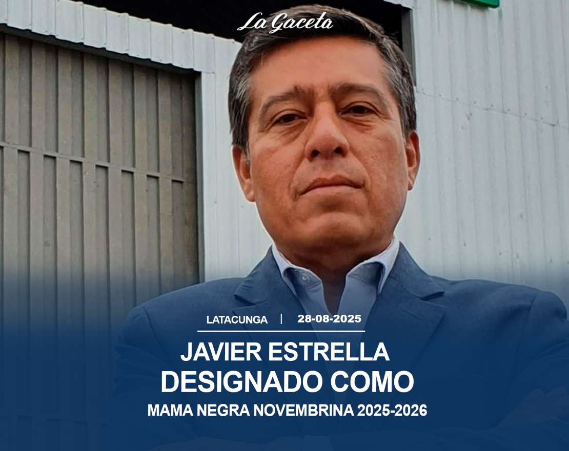 Empresario Javier Estrella designado Mama Negra  2025 – 2026