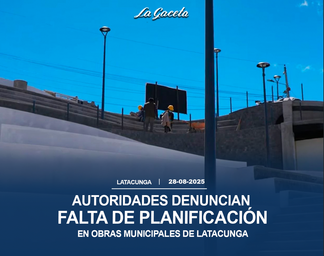 Autoridades denuncian falta de planificación en obras municipales de Latacunga