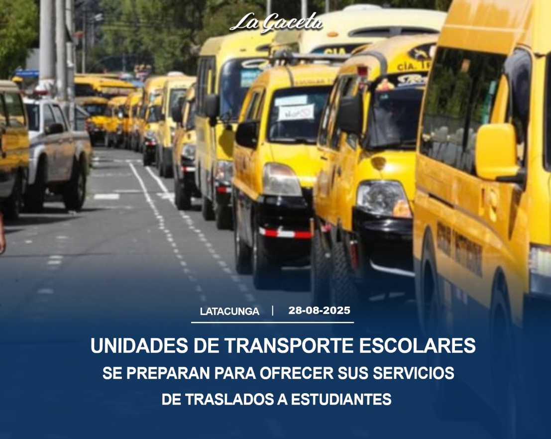 Más de 500 unidades de transporte escolares se alistan para ofrecer su servicio a los estudiantes