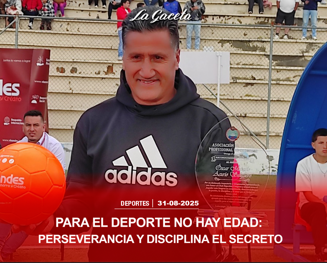 Para el deporte no hay edad: perseverancia y disciplina el secreto