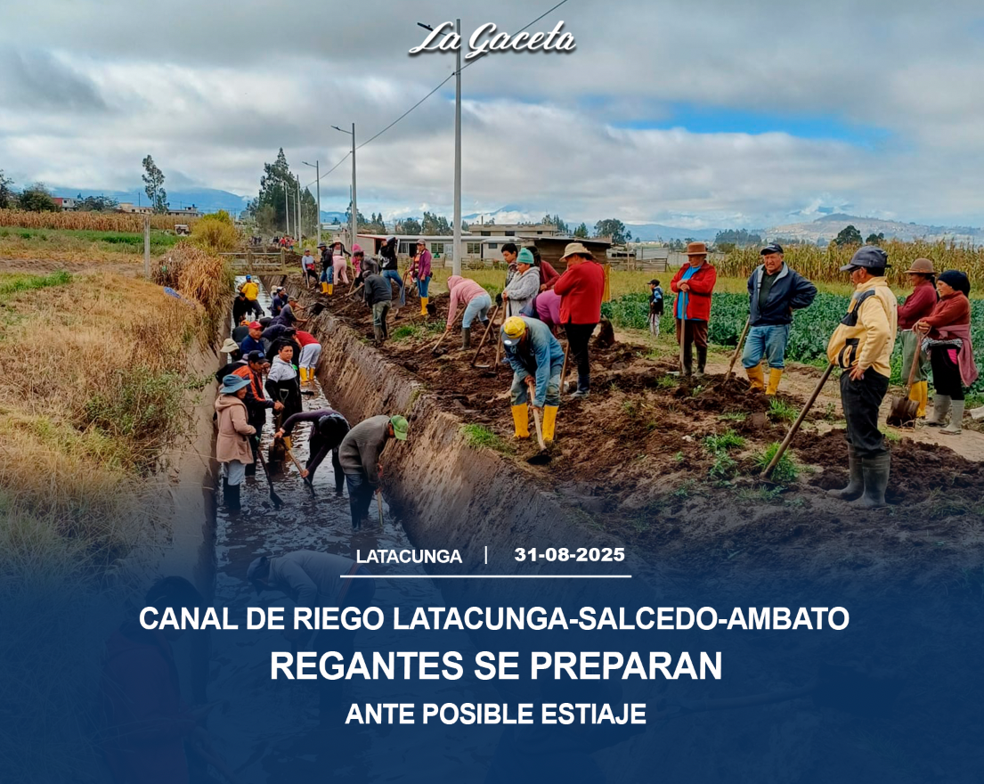 Regantes se preparan ante posible estiaje 